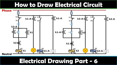 how to draw electrical schematics